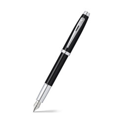 Pióro wieczne 100 - Sheaffer - Black Chrome Trim F