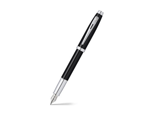 Fountain pen 100 - Sheaffer - Black Chrome Trims F