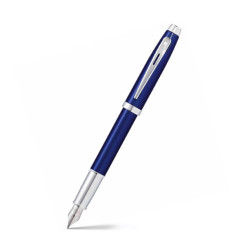 Pióro wieczne 100 - Sheaffer - Blue Chrome Trim F