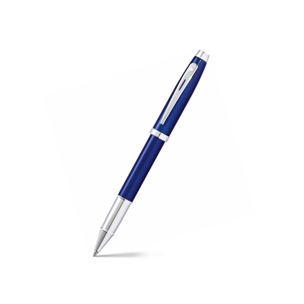 Pióro kulkowe 100 - Sheaffer - Blue Chrome Trim