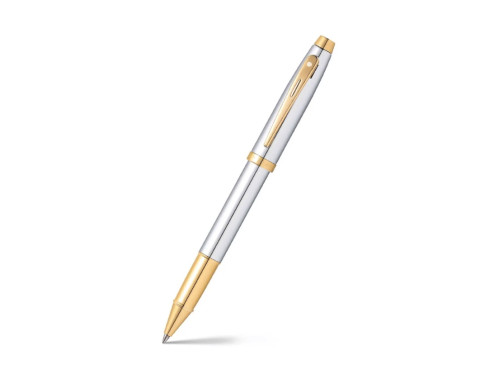 Pióro kulkowe 100 - Sheaffer - Chrome Gold Trim