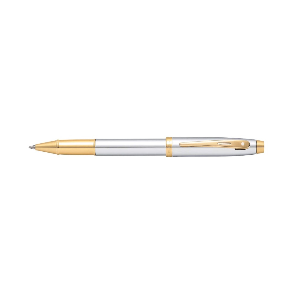 Rollerball pen 100 - Sheaffer - Chrome Gold Trims