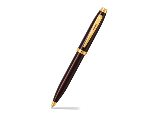 Ballpoint pen 100 - Sheaffer - Coffee Brown Gold Trims