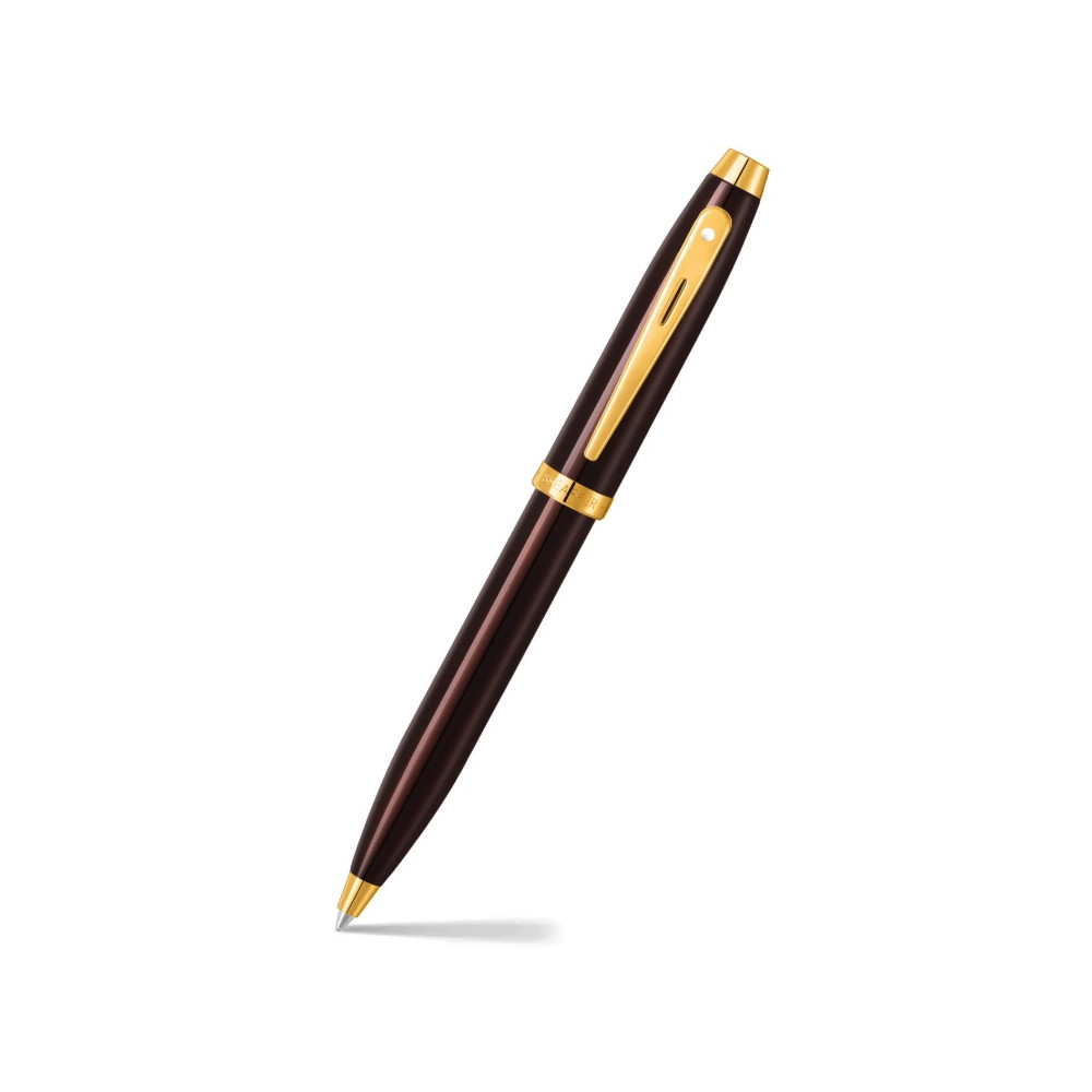 Długopis 100 - Sheaffer - Coffee Brown Gold Trim