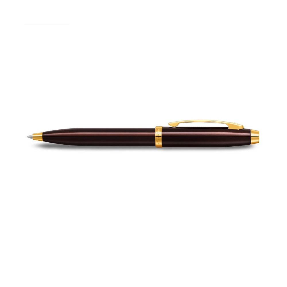Ballpoint pen 100 - Sheaffer - Coffee Brown Gold Trims