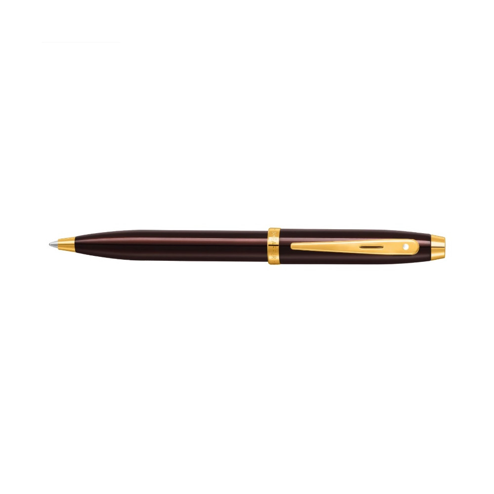 Ballpoint pen 100 - Sheaffer - Coffee Brown Gold Trims