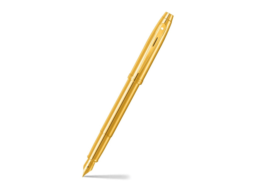 Fountain pen 100 - Sheaffer - Glossy Gold F