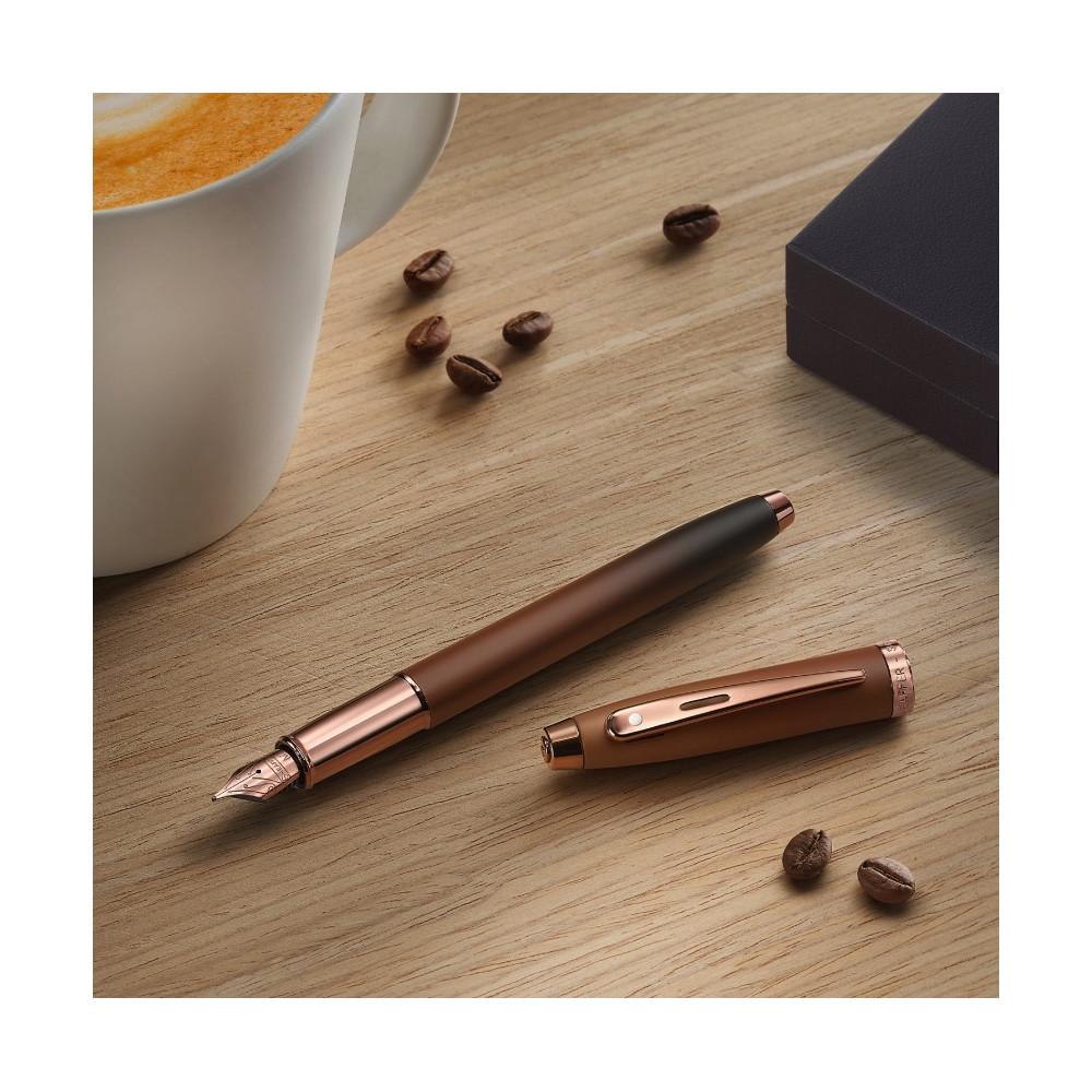 Pióro wieczne 100 Coffee Edition - Sheaffer - Matt Brown F