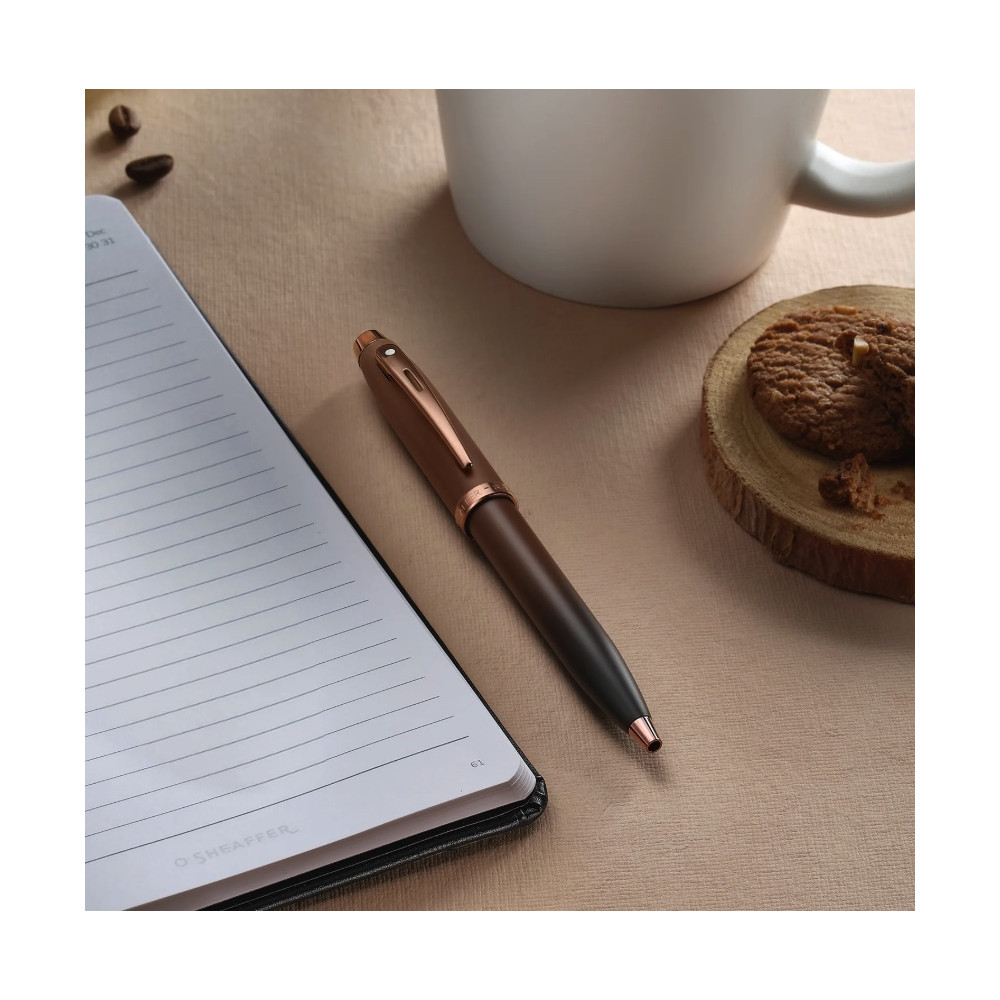 Długopis 100 Coffee Edition - Sheaffer - Matte Brown