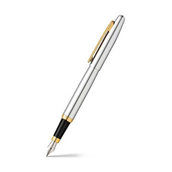 Pióro wieczne VFM - Sheaffer - Polished Chrome Gold Trim M