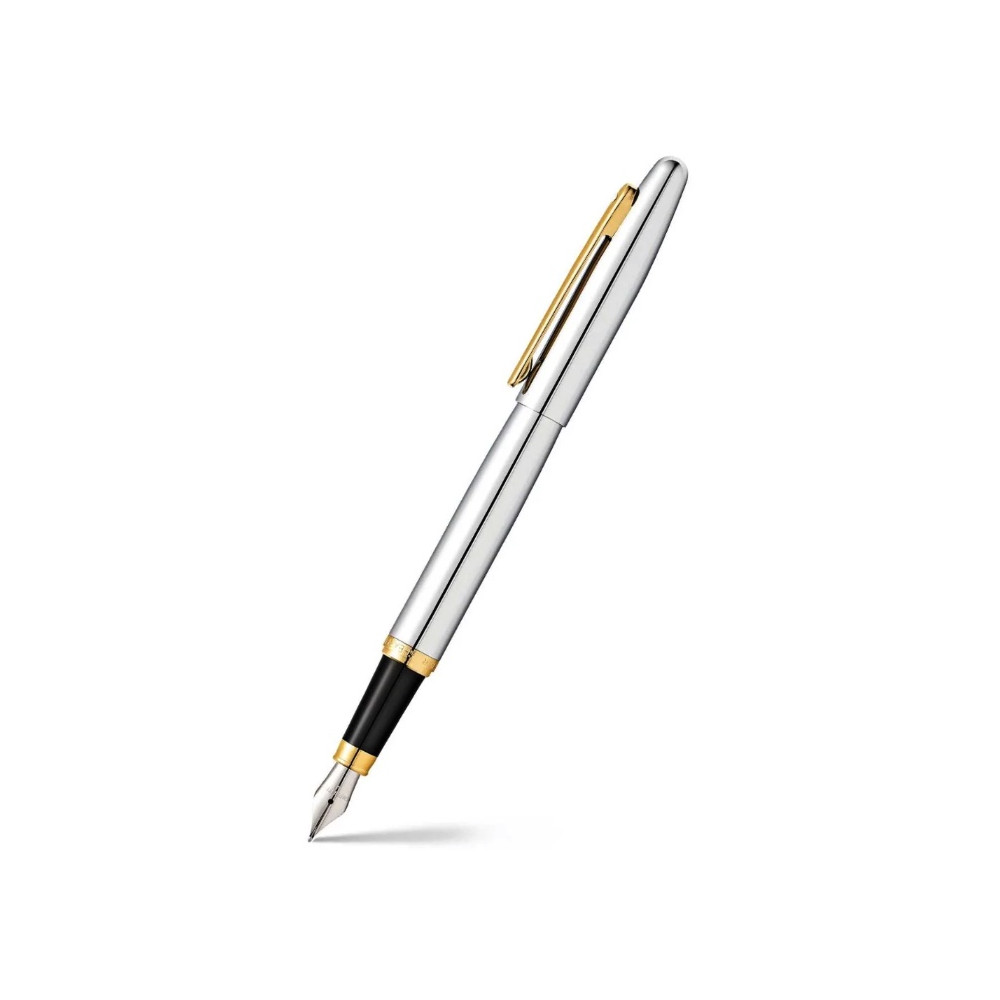 Fountain pen VFM - Sheaffer - Polished Chrome Gold Trim M