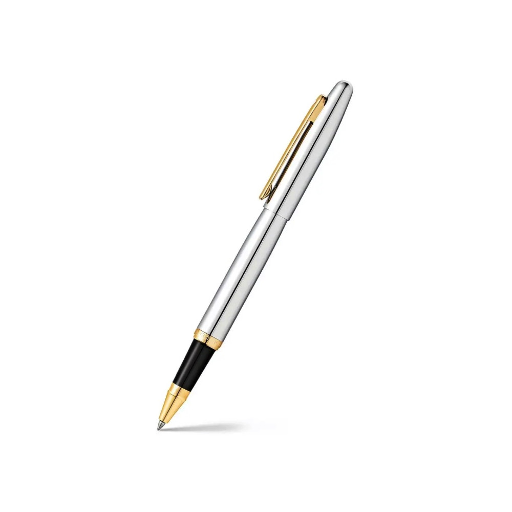 Rollerball pen VFM - Sheaffer - Polished Chrome Gold Trim