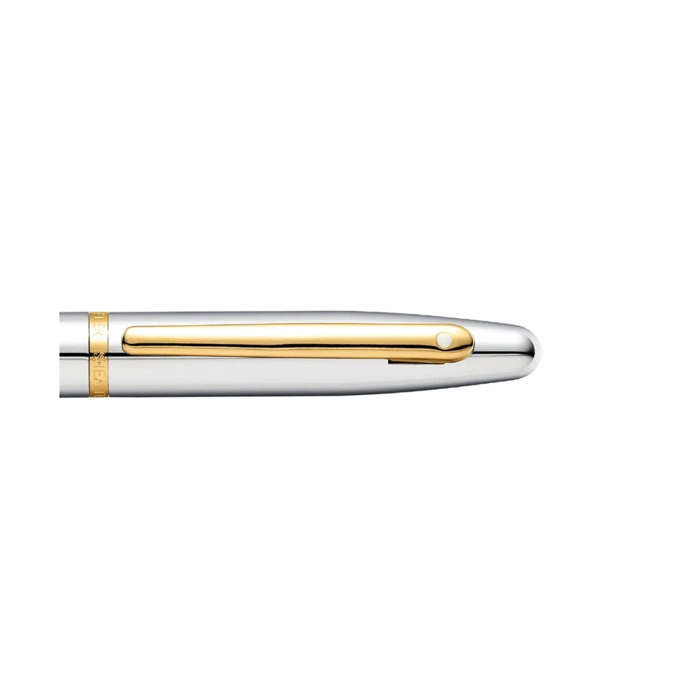 Pióro kulkowe VFM - Sheaffer - Polished Chrome Gold Trim
