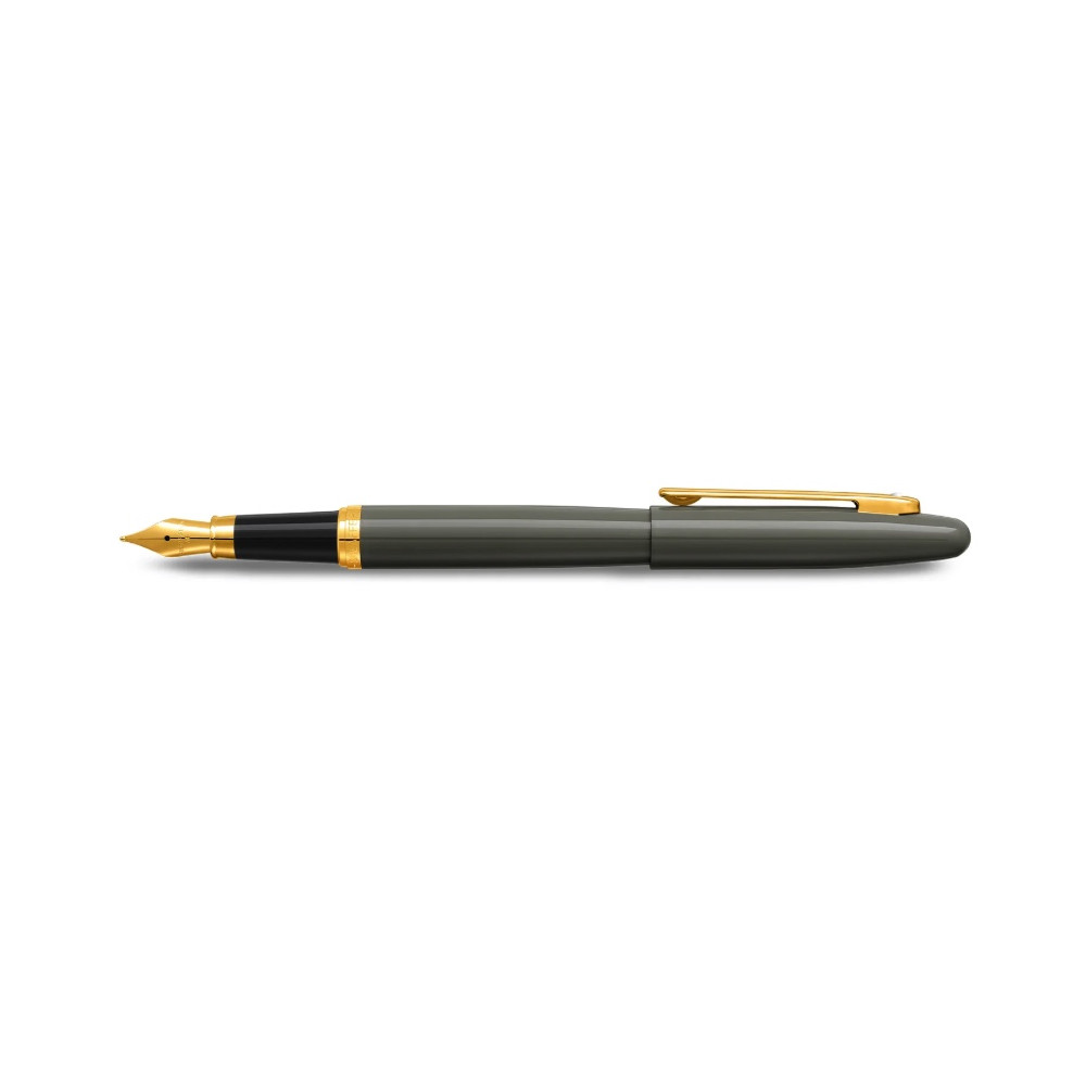 Fountain pen VFM - Sheaffer - Glossy Light Gray Gold Trim M