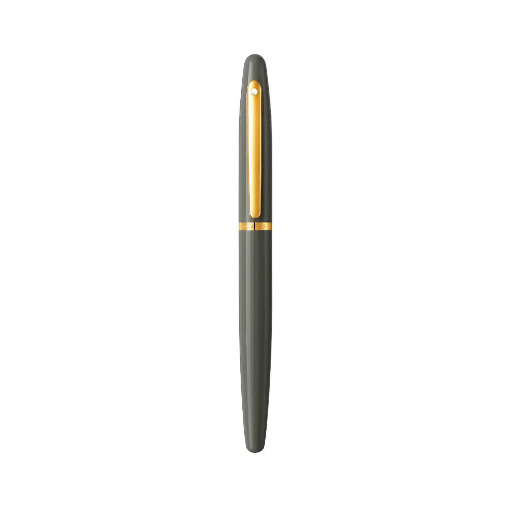 Pióro wieczne VFM - Sheaffer - Glossy Light Gray Gold Trim M
