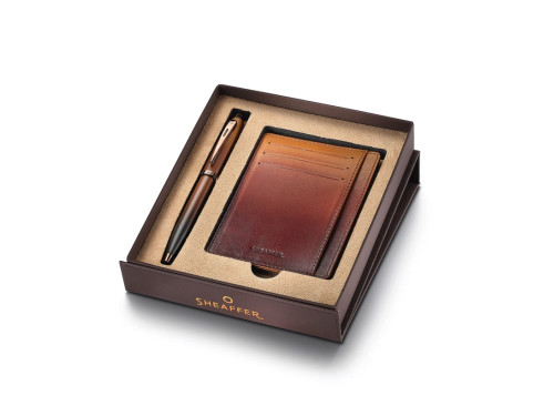 100 Coffee Edition Gift Set - Sheaffer - ballpoint pen and card holder