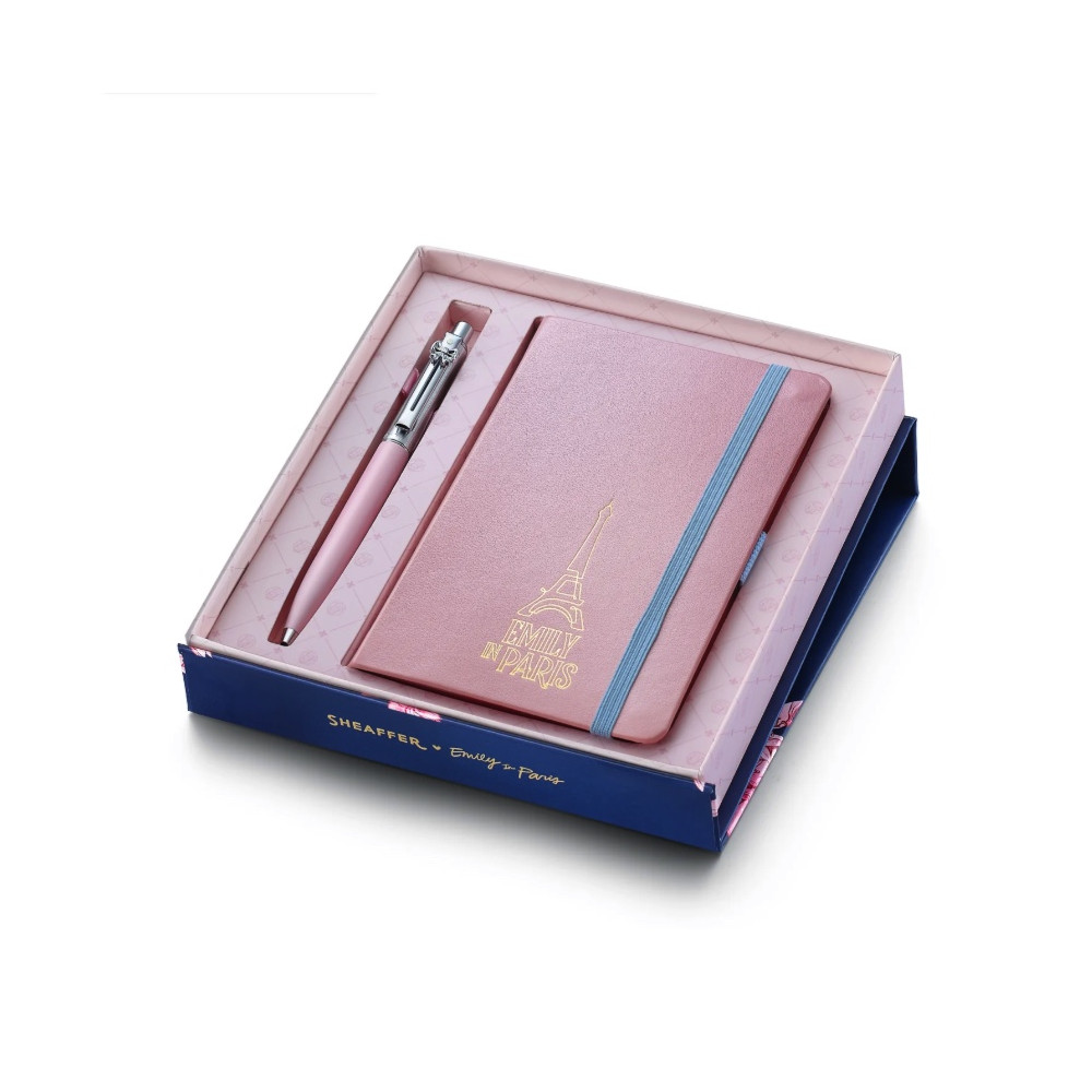 Zestaw prezentowy Emily in Paris - Sheaffer - długopis i notes