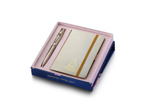 Zestaw upominkowy Emily in Paris - Sheaffer - długopis i notes
