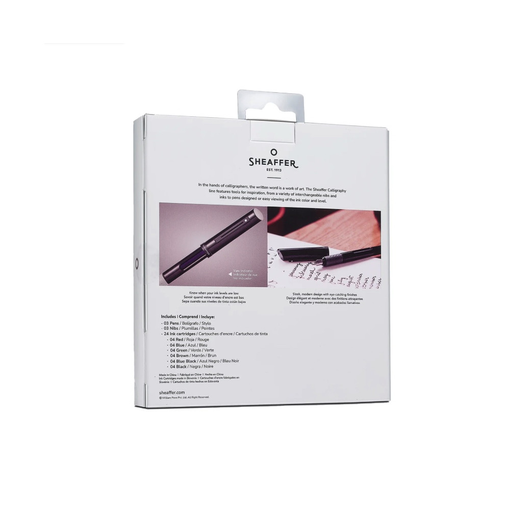 Zestaw do kaligrafii Calligraphy Maxi Kit - Sheaffer - 3 szt.
