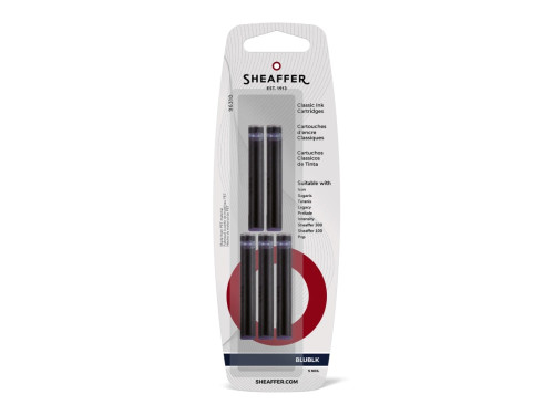Classic ink cartridges - Sheaffer - Blue Black 5 pcs