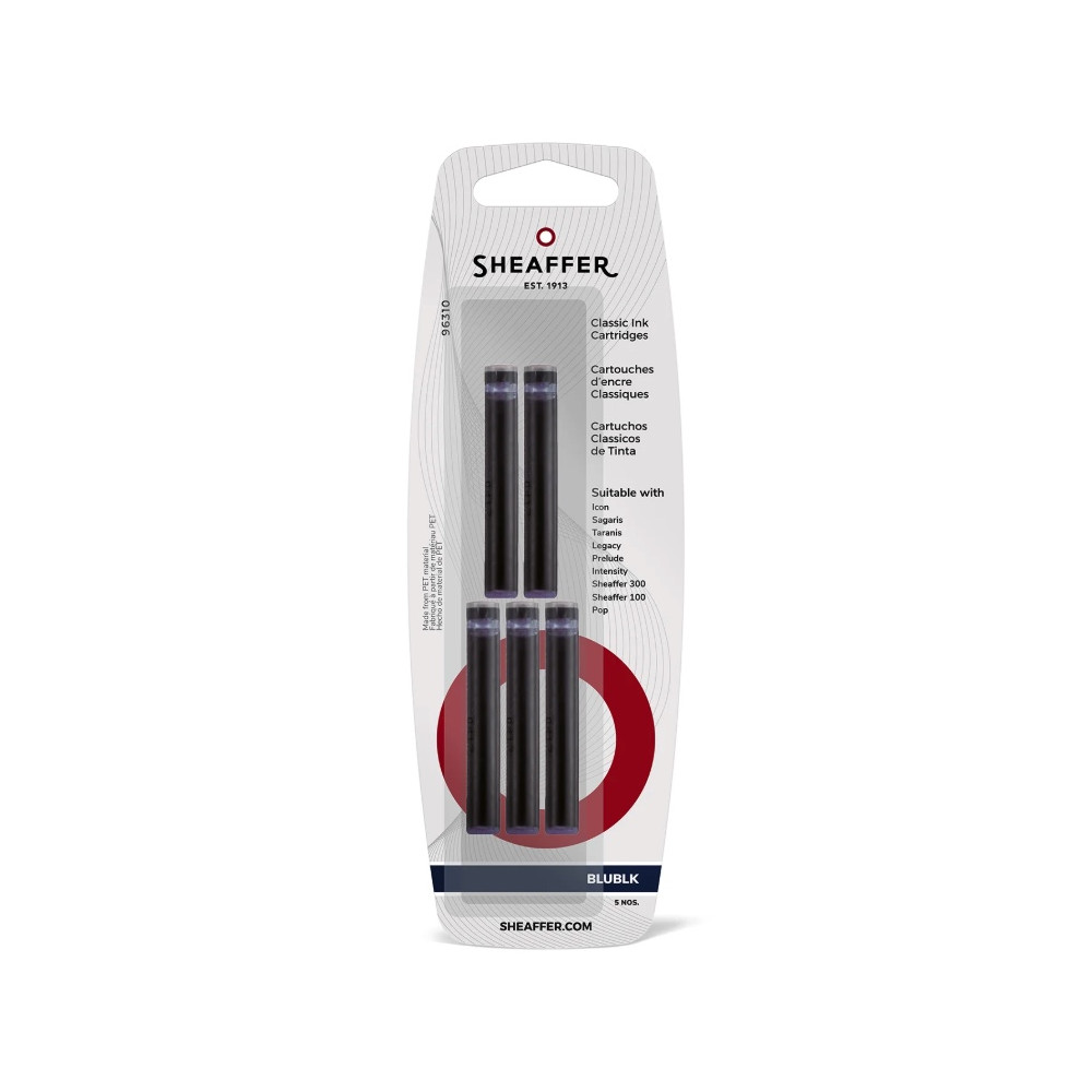 Naboje atramentowe - Sheaffer - Blue Black 5 szt.