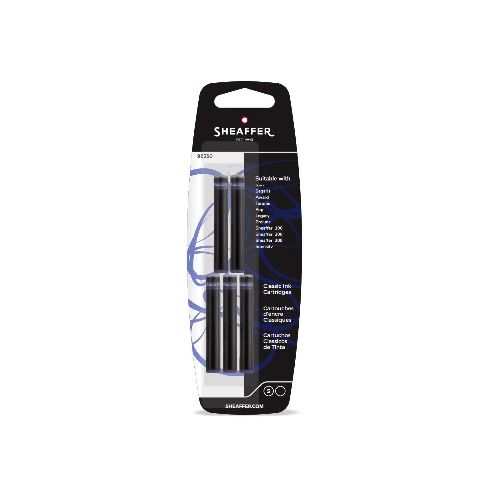 Naboje atramentowe - Sheaffer - Black 5 szt.