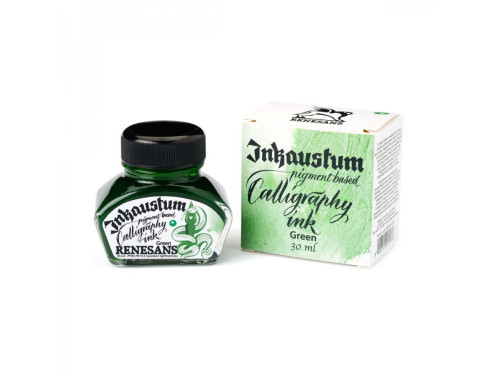 Inkaustum pigment based ink - Renesans - green 30 ml
