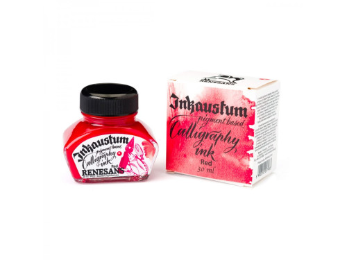 Inkaustum pigment based ink - Renesans - red 30 ml