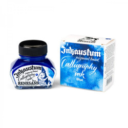 Atrament pigmentowy Inkaustum - Renesans - niebieski 30 ml