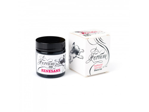 Ferrum iron-gall ink - Renesans - black 30 ml