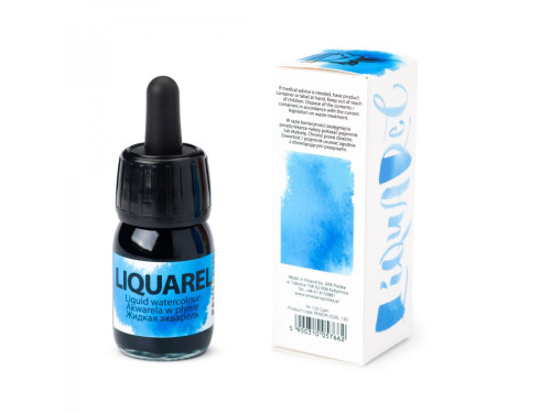 Liquarel liquid watercolour - Renesans - Cyan 30 ml