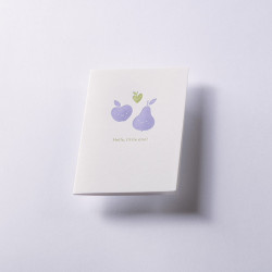 Kartka okolicznościowa A6 - Gmund - Little One Fruities lilac