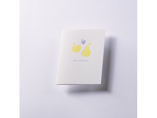 Kartka okolicznościowa A6 - Gmund - Little One Fruities Yellow