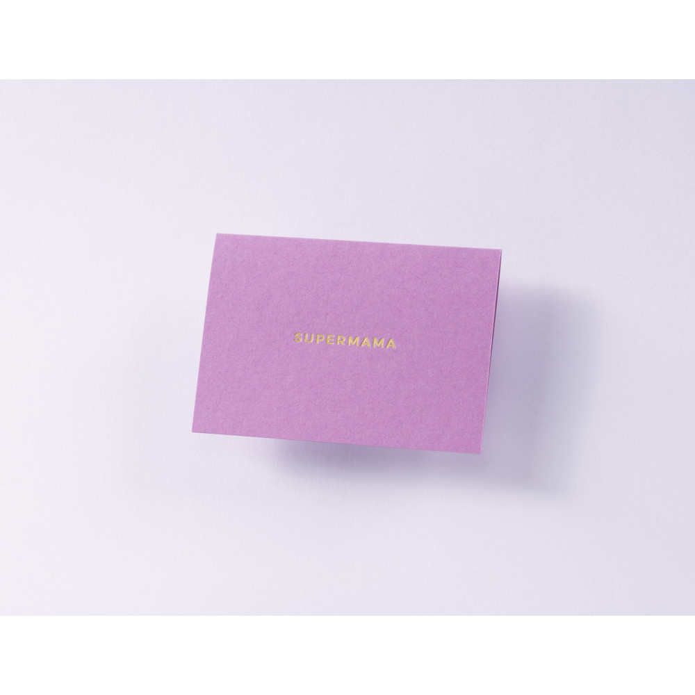 Greeting card A7 - Gmund - Little Color Supermama