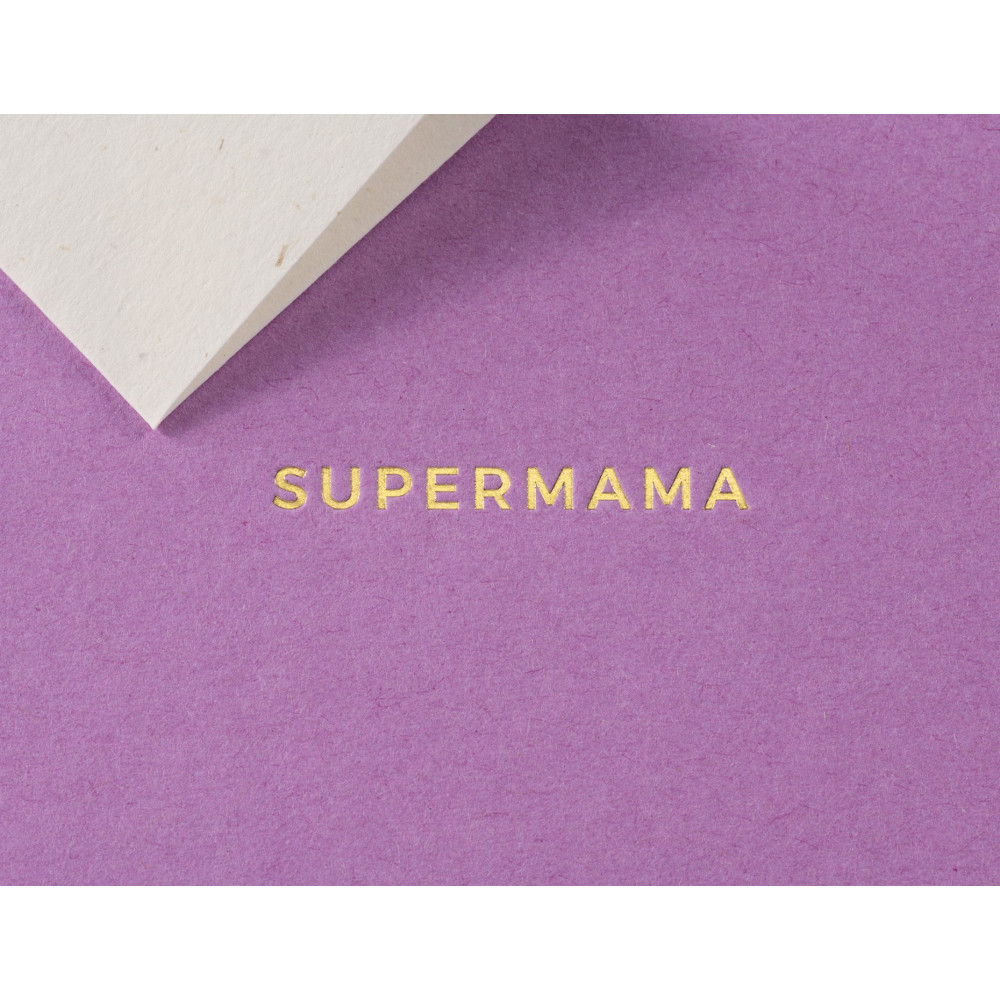 Greeting card A7 - Gmund - Little Color Supermama