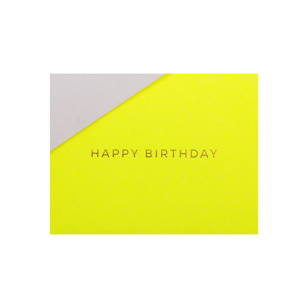 Greeting card A7 - Gmund - Little Color Happy Birthday