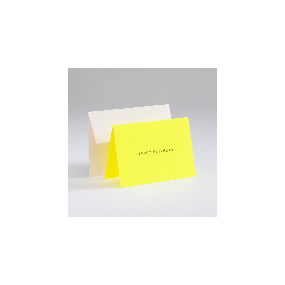 Greeting card A7 - Gmund - Little Color Happy Birthday