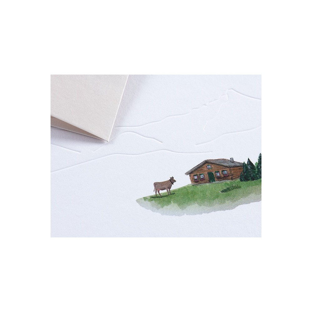 Greeting card A6 - Gmund - Traces at Lake Chalet