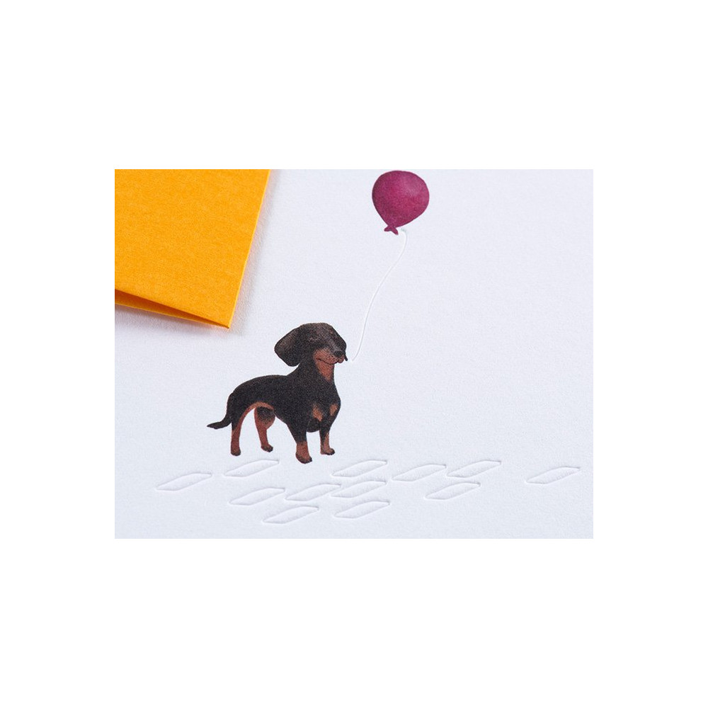 Kartka okolicznościowa A6 - Gmund - Traces at Lake Sausage Dog