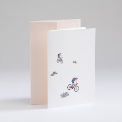 Greeting card A6 - Gmund - Traces at Lake Mountainbike
