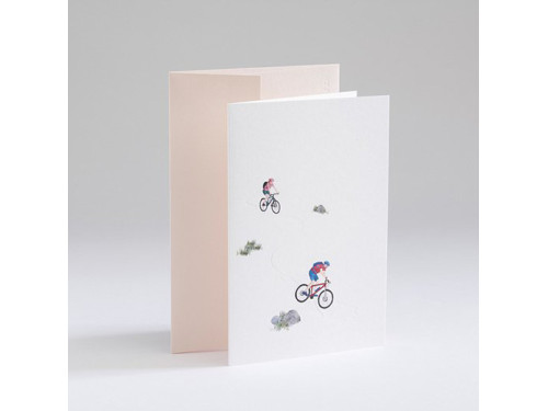 Greeting card A6 - Gmund - Traces at Lake Mountainbike