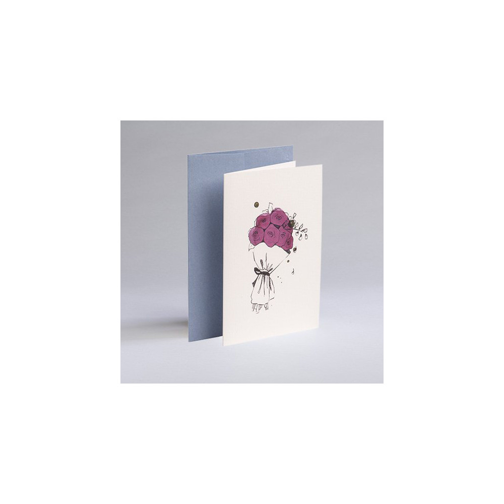 Greeting card A6 - Gmund - Illustration Flowers