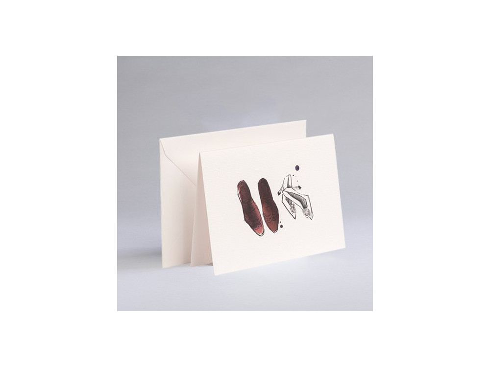 Kartka okolicznościowa A6 - Gmund - Illustration Shoes