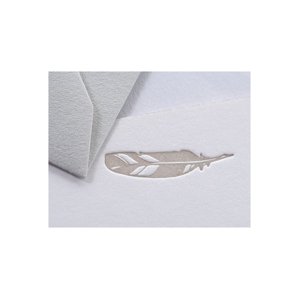 Kartka okolicznościowa A6 - Gmund - Icon Feather