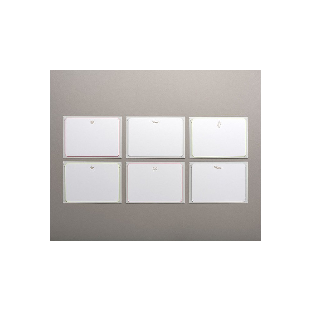 Greeting card A6 - Gmund - Icon Pigeons