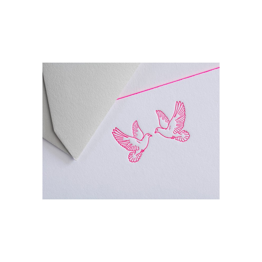 Kartka okolicznościowa A6 - Gmund - Icon Pigeons