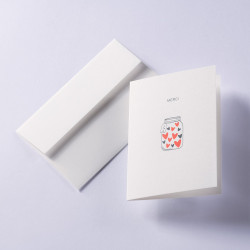 Kartka okolicznościowa A6 - Gmund - Letterpress² Merci