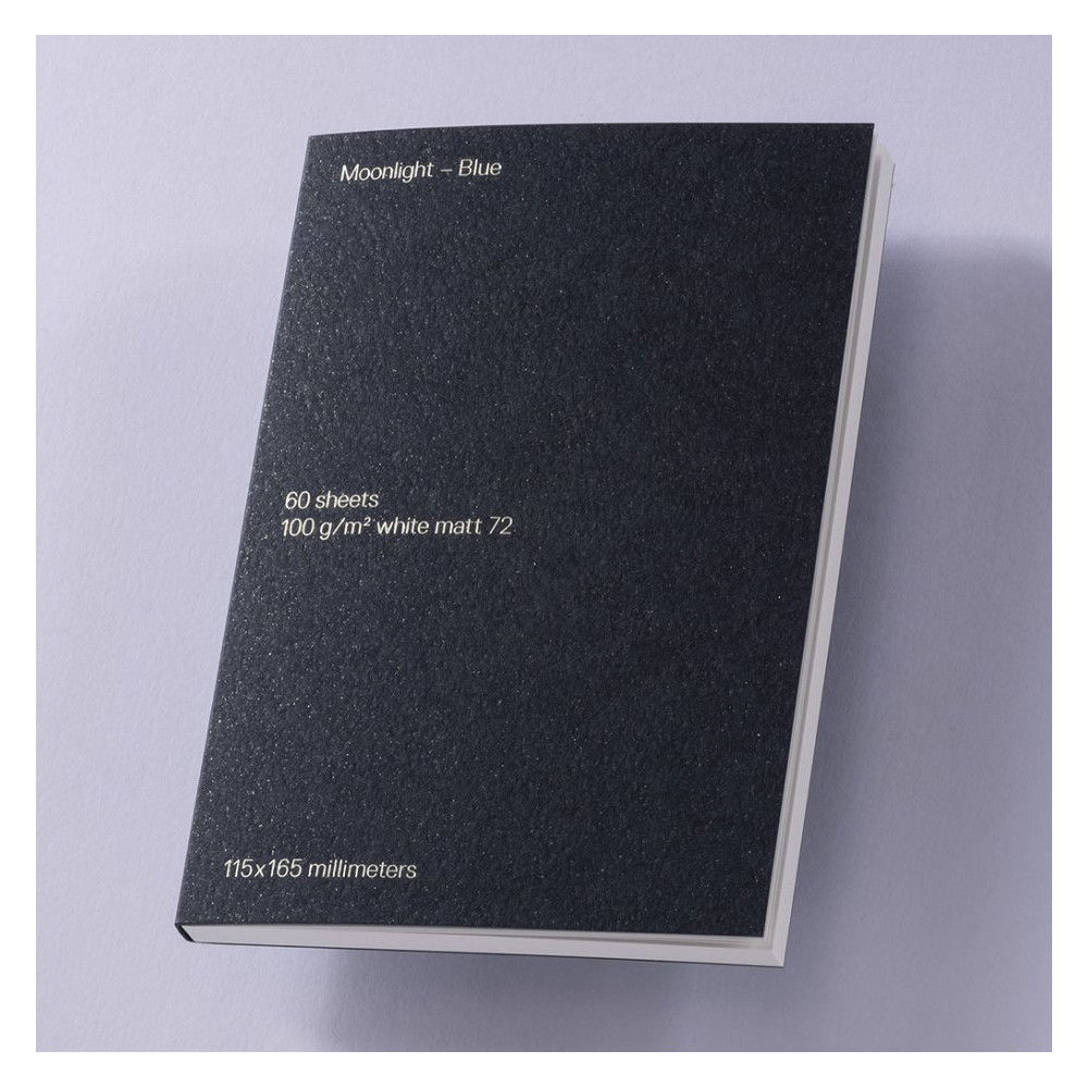 Plain Note(pad) B6 - Gmund - Moonlight Blue 100 g 60 sheets
