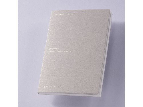 Plain Note(pad) B6 - Gmund - Moonlight Grey 100 g 60 sheets