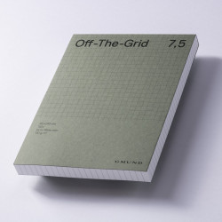 Squared Off-The-Grid 7,5 notepad - Gmund - Forest 100 g 150 sheets
